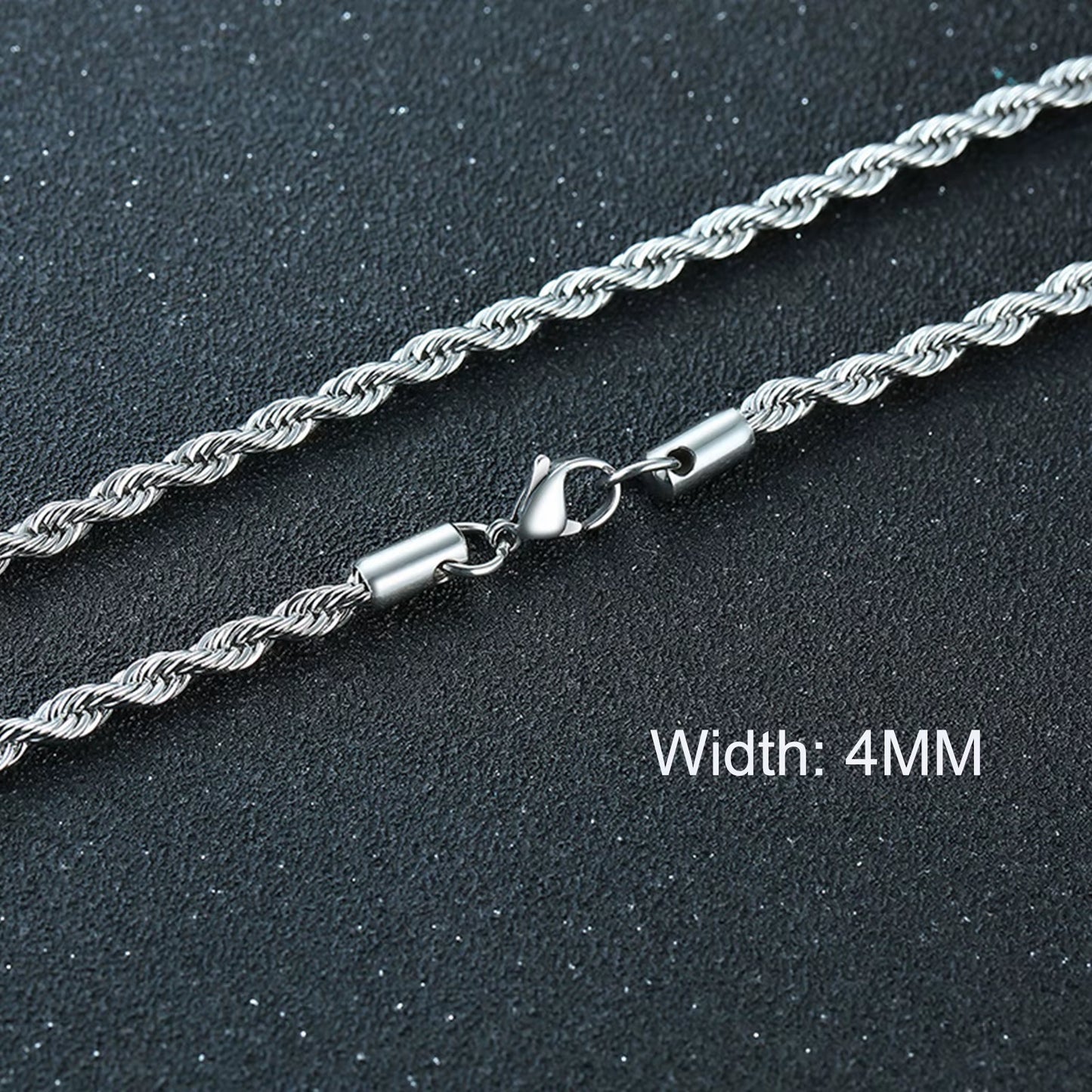 Basic Cuban Chain Necklace for Men Women,Stainless Steel Curb Link Chain Collar,3/5/7/9/11Mm Width Black Gold Retro Color Choker