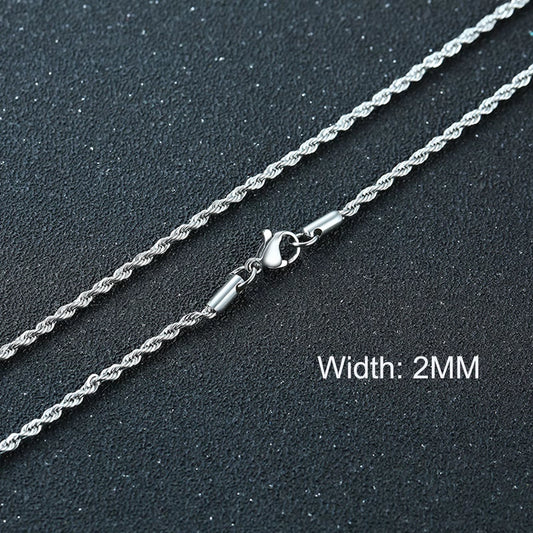Basic Cuban Chain Necklace for Men Women,Stainless Steel Curb Link Chain Collar,3/5/7/9/11Mm Width Black Gold Retro Color Choker
